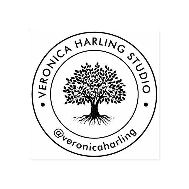 Sello De Caucho Custom Company Logo Rubber Stamp – Design  (Impresión)