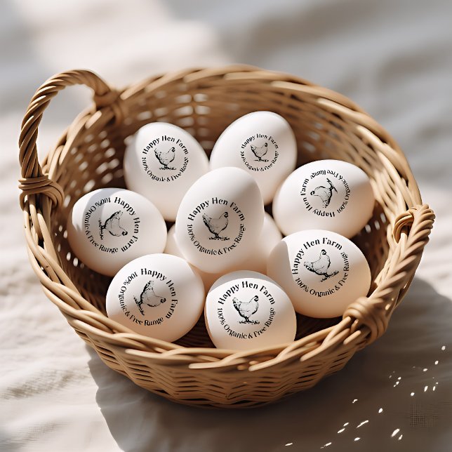 Sello De Caucho Custom Farmhouse Egg Stamp (Subido por el creador)