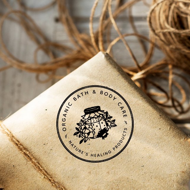 Sello De Caucho Custom Logo Small Business & Handmade Products (Subido por el creador)