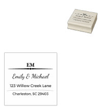 Custom Wedding Stamp | Romantic Mail Keepsake