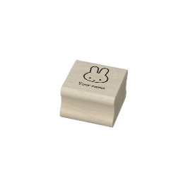 Sello De Caucho Customize Happy Tiny Latte