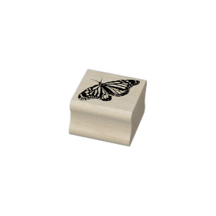 Sello De Caucho Cute elegante animal mariposa estacionador persona