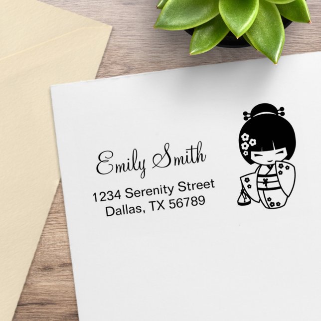 Sello De Caucho Cute Geisha Dirección Chica (Subido por el creador)