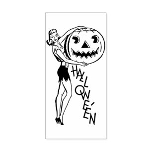 Sello De Caucho Cute Halloween