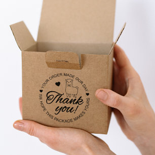 Sello De Caucho Cute Lhama Gracias