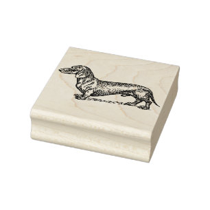 Sello De Caucho Dachshund