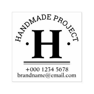 Sello de caucho de autotinta para personalizado co