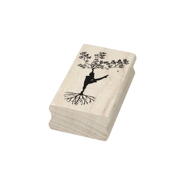 sello de caucho de bailarín natural (Sello)