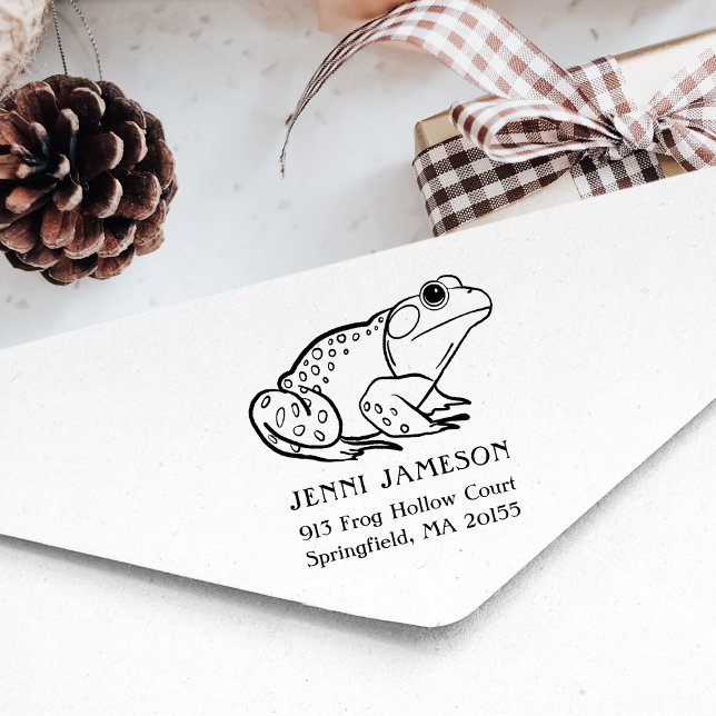 Sello de caucho de dirección de devolución de sapo (Subido por el creador)