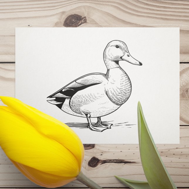 Sello de caucho de Duck (Duck Rubber Stamp)