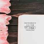 SELLO DE CAUCHO DE LA BIBLIOTECA DE SU NOMBRE DOODLE CUTE GATS<br><div class="desc">Cuta placa de biblioteca STAMP con tu nombre personalizado, perfecta para añadir un toque personal a tu preciada colección de libros. La placa contiene la inscripción "De la Biblioteca de" en la parte superior, un grupo de lindos gatitos personalizados dibujados a mano. Reemplace el nombre debajo de los gatos por...</div>