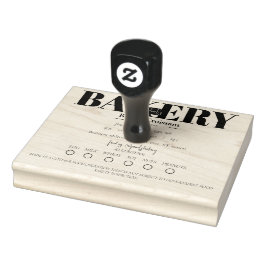 Sello de caucho de la Ley de alimentos de algodón