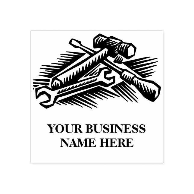 Sello de caucho de Personalizable de negocios para (Impresión)