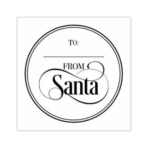 Sello De Caucho De Santa Claus Navidades estampilla de goma