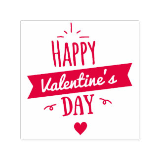 Sello de caucho de Valentine