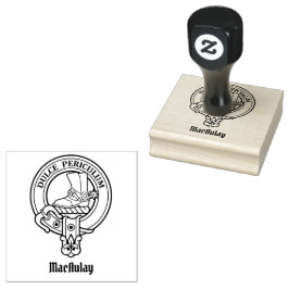 Sello de caucho del Escudo Clan MacAulay