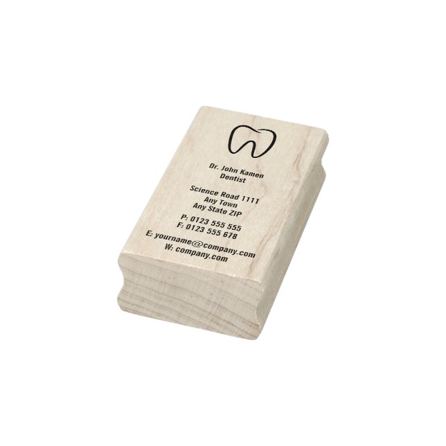 Sello De Caucho Dental | Profesional (Sello)