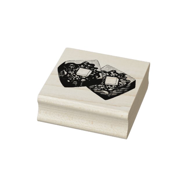 Sello De Caucho Desayuno francés con mantequilla y jarabe (Sello)