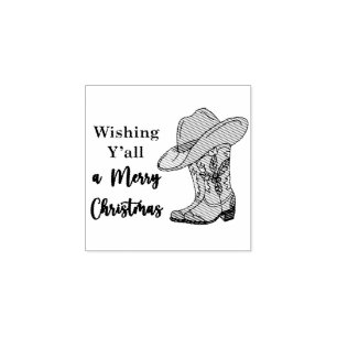 Sello De Caucho Deseándote una Feliz Navidad