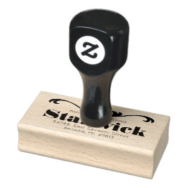 Sello De Caucho Desplazamiento Personalizado del corazón Dirección