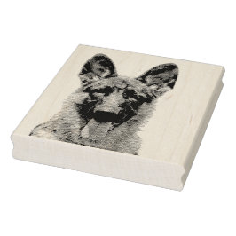 Sello De Caucho Deutscher Schäferhund Gummistempel