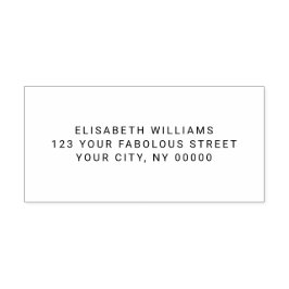 Sello De Caucho Devolver dirección o texto