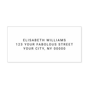 Sello De Caucho Devolver dirección o texto