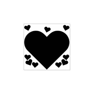 Sello De Caucho Día de San Valentín Love Cute Hearts DIY Art Craft