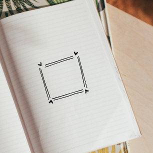 Sello De Caucho Diario Cute Heart