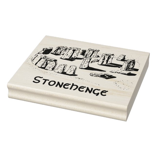 Sello De Caucho Dibujo de línea de Stonehenge (Sello)