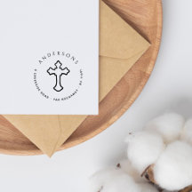 Dirección de devolución de familia cristiana cruza