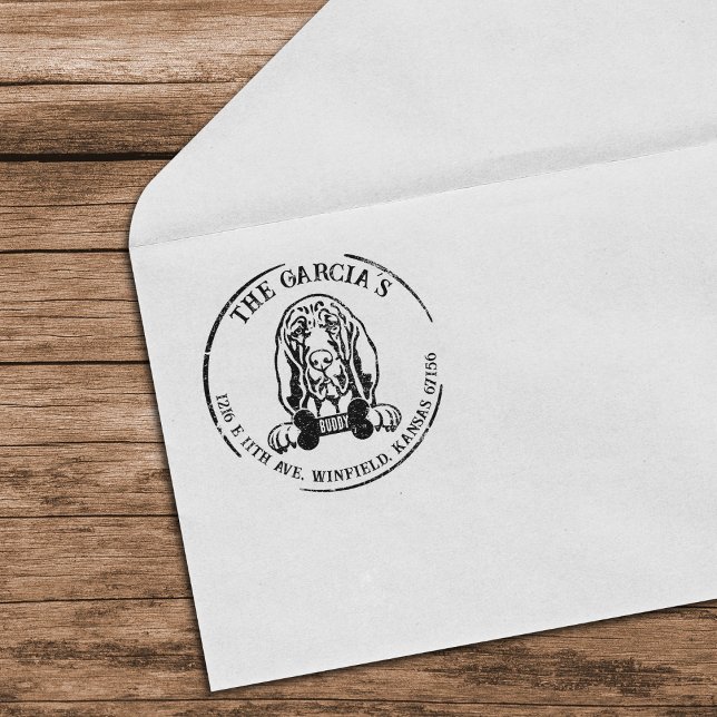 Sello De Caucho Dirección de devolución de familia de Personalizad (Subido por el creador)