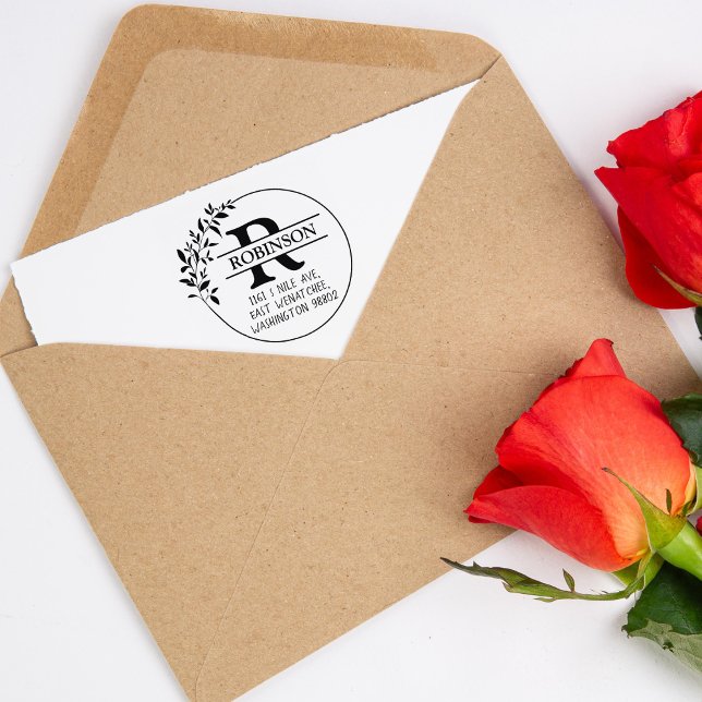 Sello De Caucho Dirección de devolución de familia personalizado c (Subido por el creador)