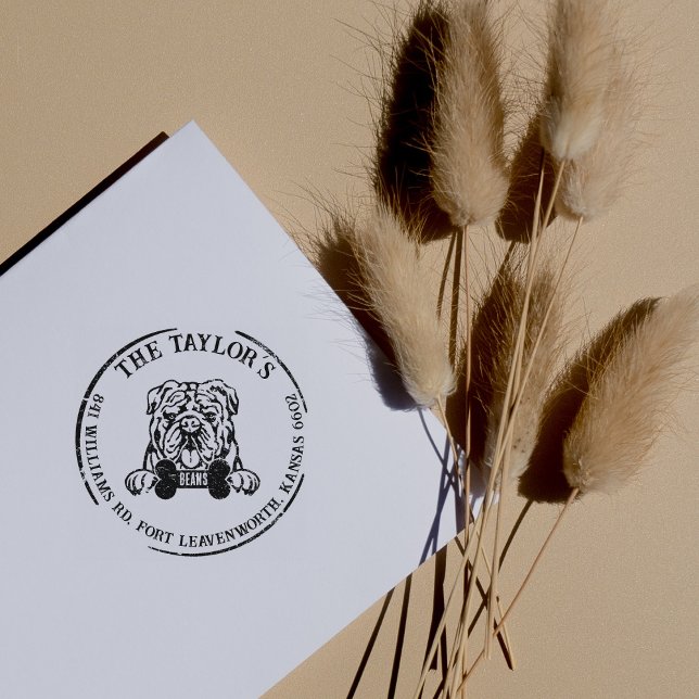 Sello De Caucho Dirección de devolución de familia Personalizado d (Subido por el creador)