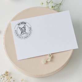 Sello De Caucho Dirección de devolución de gato abysina