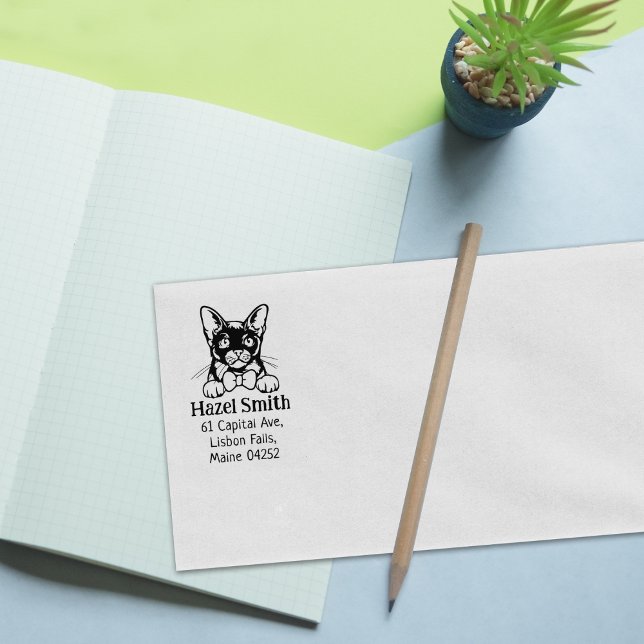 Sello De Caucho Dirección de devolución de gato birmano (Subido por el creador)