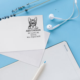 Sello De Caucho Dirección de devolución de gatos de juguete