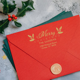 Sello De Caucho Dirección de devolución de guiones singulares de n