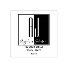 Sello De Caucho Dirección de devolución de iniciaciones monográfic