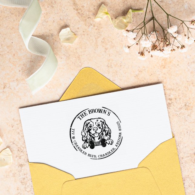 Sello De Caucho Dirección de devolución de la familia Cavalier Kin (Subido por el creador)