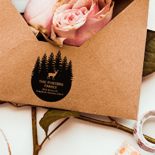 Sello De Caucho Dirección de devolución de la familia de vendedore