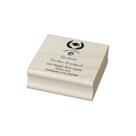 Sello De Caucho Dirección de devolución de la tapa de graduado de 