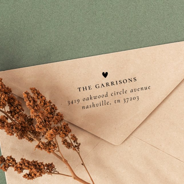 Sello De Caucho Dirección de devolución de nombre de familia cardí (Subido por el creador)