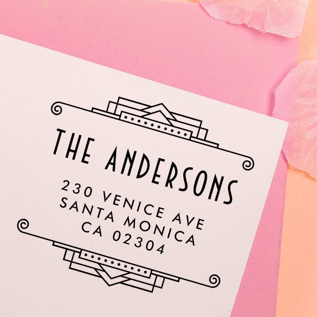 Sello De Caucho Dirección de devolución de nombre de familia de Pe (Subido por el creador)