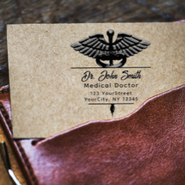 Sello De Caucho Dirección de devolución de nombre de guión del Cad