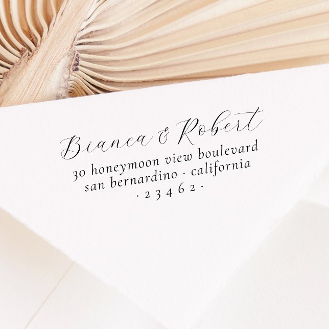 Sello De Caucho Dirección de devolución de nombres de Moda de cali (Rubber Stamp Mock-up)