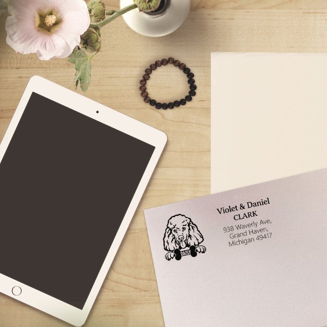 Sello De Caucho Dirección de devolución de perro canino (Subido por el creador)