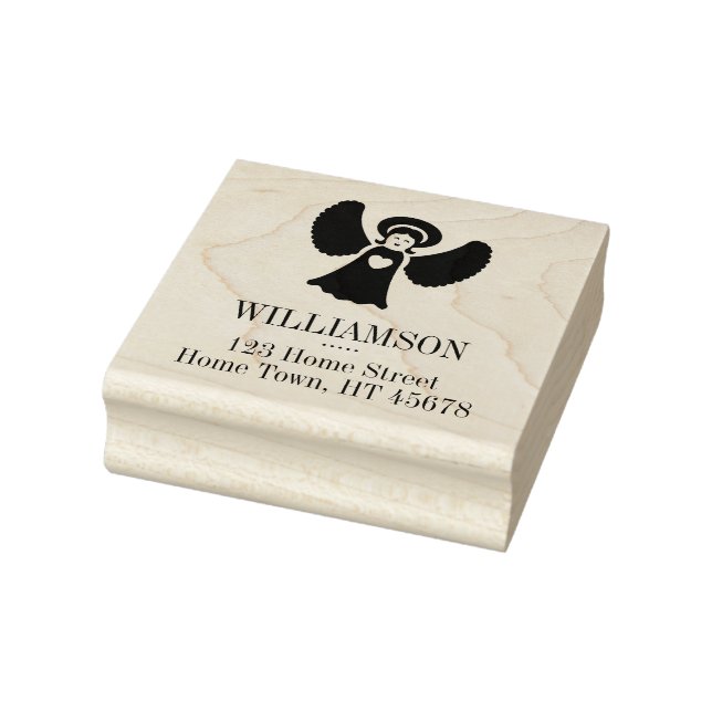 Sello De Caucho Dirección de devolución de plaza de Ángel de vacac (Sello)