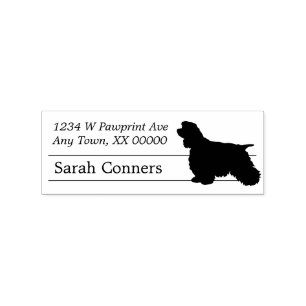 Sello De Caucho Dirección de devolución de Silhouette American C
