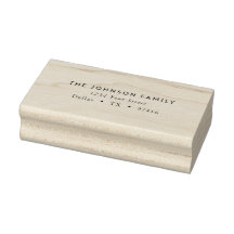 Dirección de devolución de sobres clásica moderna